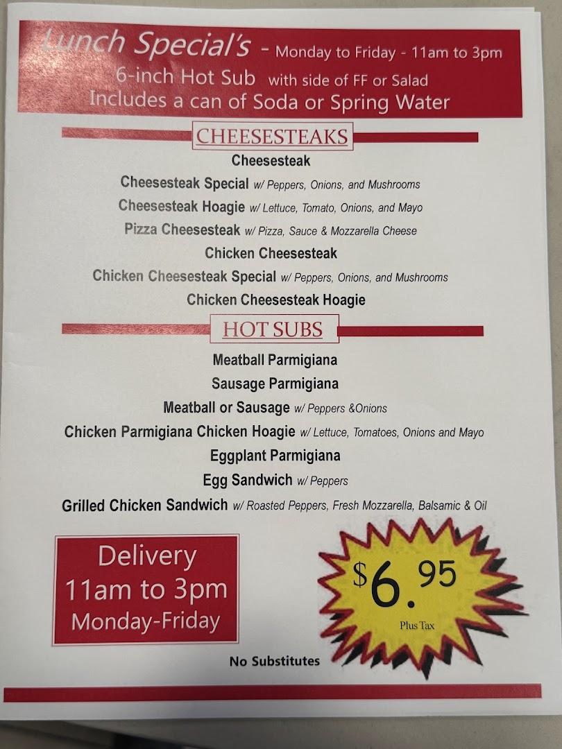 Lo Chiatto's Pizzeria Menu image 1